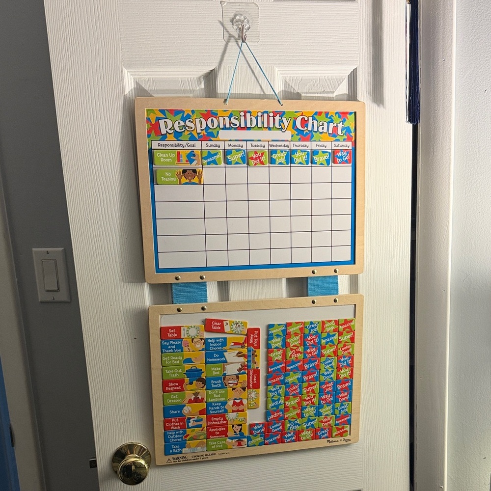 Melissa and Doug Magnetic Responsibility Chart